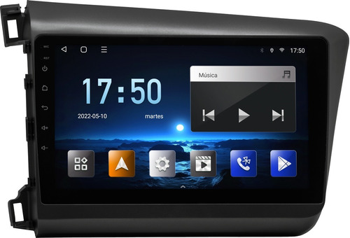 Auto Estereo Honda Civic 2012 Pantalla Carplay Android 9puLG