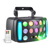 Luces De Dj, Luz De Discoteca Eyeshot 4 En 1 Con Haz Derby R