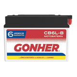 Bateria Moto Gonher Cb6l-b Agm | Italika Ft125 125cc 6.5l-b