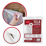 Tela Mosquiteira Em Poliéster Para Janelas Inseto 150 X 180