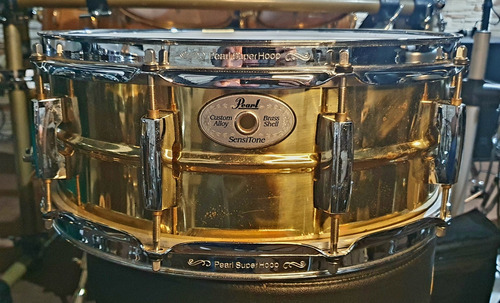 Pearl Sensitone Brass 14x5.5 Aros Super Hoop Top De Linha 