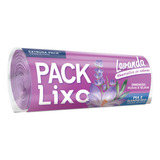 Saco Para Lixo Pia E Banheiro Lavanda Pack Lixo 40 Unidades