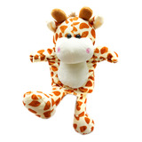 Titere Mano N17 Peluche Jirafa Animal Sonajero Juguete