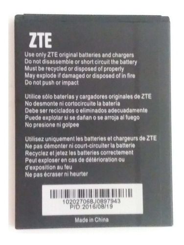 Zte Maven 2 Z831 Y  Zte Sonata 3 Z832 Battery Envío Gratis