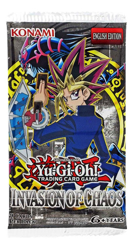 Yu Gi Oh Invasion Of Chaos Booster Pack