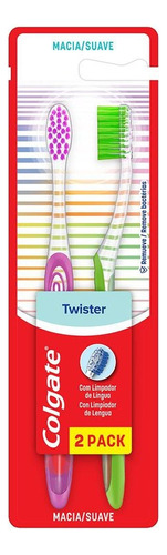 Escova De Dente Colgate Twister 2 Unidades