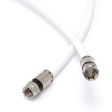 Cable Coaxial Blanco Rg6 The Cimple Co F81 / Rf De 3 Pies