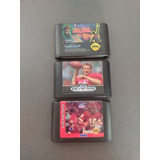 Lote De 3 Cartuchos Mega Drive Sega Genesis