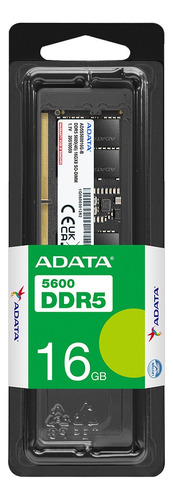 Memoria Sodimm Adata 16gb Ddr5 5600 Mhz Para Notebook