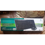 Kit De Teclado Y Mouse Inalámbrico Logitech Mk270 Español 