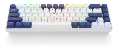 Teclado Mecânico 60% Rgb Teclado Profissional Para Jogos