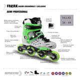 Patines Semiprofesionales Canariam Freak 4 Ruedas En Línea