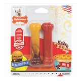 Huesos Nylabone Powerchew Hamburguesa Y Pay De Manzana 2pack