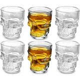 Vaso Para Whisky Ron Calavera 290 Ml X 6 Unidades Licor 15oz