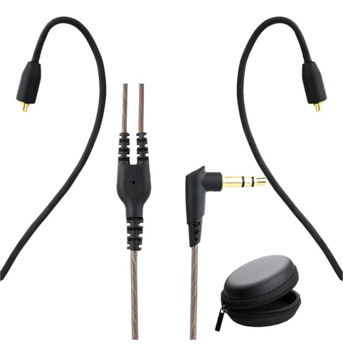 Cabo Mmcx S/ Mic - Shure Se215, Se315, Se425, Se535 + Case