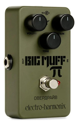 Electro-harmonix Green Russian Big Muff Pi Fuzz Pedal C/ Nfe