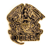 Pin Queen Escudo Prendedor Metalico  Rock Activity 
