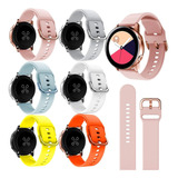 6 Correas De 20 Mm Para Samsung Galaxy Watch Active/active 2