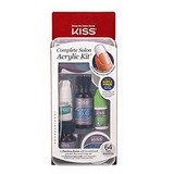 Kit De Manicura De Uñas Acrílicas Kiss Complete Salon, 64 Uñ