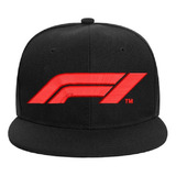 Gorro Snapback Visera Plana Formula Uno F1 Bordado