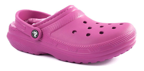 Crocs Classic Lined Clog Fucsia Mujer