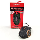 Mouse Gaming Weibo S200 Gamer Luces 6 Botones