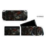 Skin Para Nintendo Switch Oled Modelo (10100nso) Monster