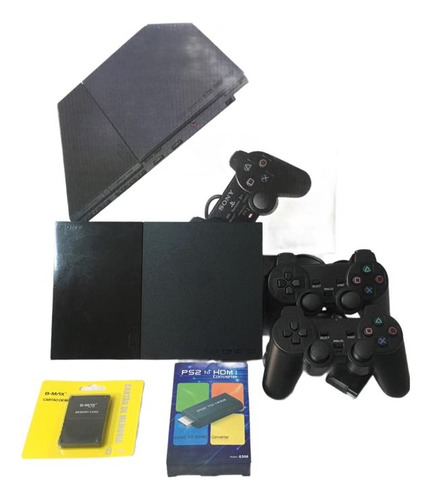 Playstation 2 Slim Console Na Caixas Completo Já Revisado 