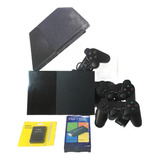 Playstation 2 Slim Console Na Caixas Completo Já Revisado 