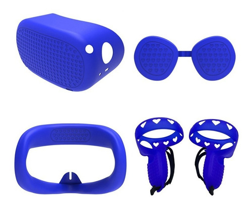 Fundas De Silicona Para Oculus Quest 2 Azul