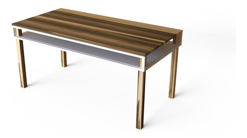 Mesa De Comedor Estilo Industrial 150 X 85 Madera Guayubira