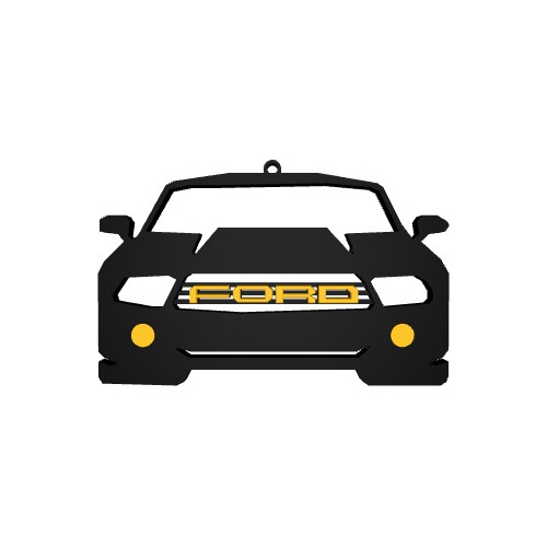 Emblema Ford Mustang Colgante Espejo Retrovisor Foto 2