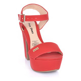 Price Shoes Sandalias Tacones Mujer 962dn18rojo