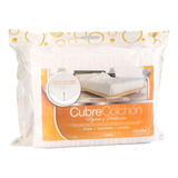 Cubre Colchón Protector Fiberball Alcolchado Lavable 140x190