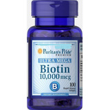 Biotina Biotin 10000 Mcg Max Salud - Unidad a $950