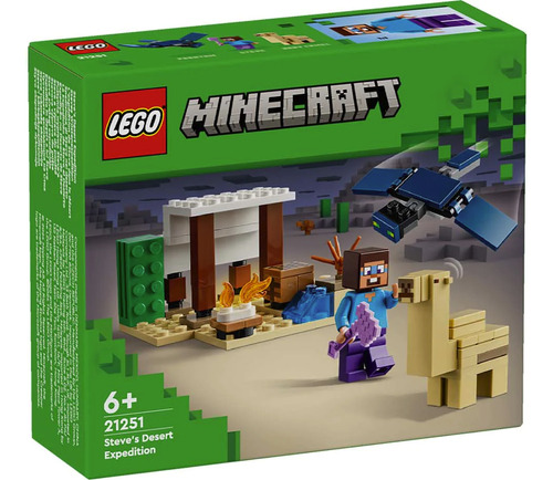 Lego Minecraft 21251 Expedição Do Steve Ao Deserto