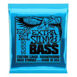 Cuerdas Bajo Ernie Ball Regular Extra Slinky 40-95