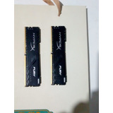 Memoria Ram Hyperx Fury Ddr4 X2 8gb 2400 Mhz