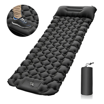 Colchón Autoinflable Portátil Cama Para Acampar Colchoneta Individual Colchoneta Portátil Autoinflable Para Acampar Colchoneta C Colchoneta Acampar Ultraligera Portátil Con Almohada | Meses sin interés