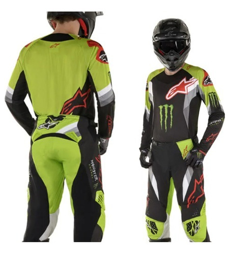 Jersey Fox 180 Monster Motocross Racer Supermatic Black 