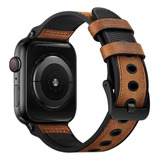 Malla Para Apple Watch 38/40mm Ouheng Marron Negro 2.0