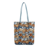 Bolso Tote Con Estampado De Tapiz Van Gogh Bear V089