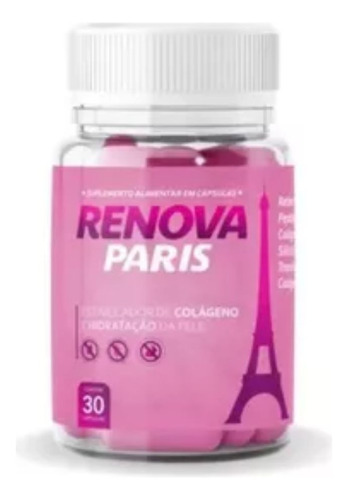 Renova Paris 30 Cáps Original Promoção- Colágeno Hidrolisado