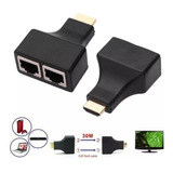 Extensor Alargador Hdmi A Rj45 Full Hd 30metros