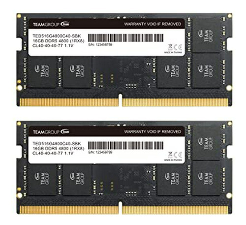 Memoria Ram Para Laptop Ddr5 32gb 4800mhz