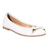 Flat Balerina Casual Coqueta Niña Mujer Dama Piel 42702b