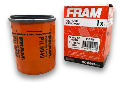 Filtro  Aceite Fiat Palio Siena Idea Fire 1.3 1.4 Fram 5949 Foto 6