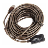 Cable Extension Usb 20m Activo 20 Metros Blindado