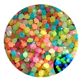 Pacote De 200 Pedras Brilhantes Coloridas Para Jardim E Pisc