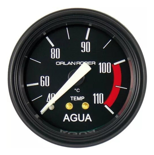 Reloj Termómetro Agua Mecánico 52mm 1.5m Orlan Rober Classic